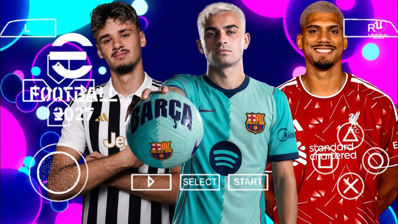 eFootball PES 2027 PSP Android Offline Камера PS5 | Efootball 2027 PPSSPP Обновление сезона и луч...