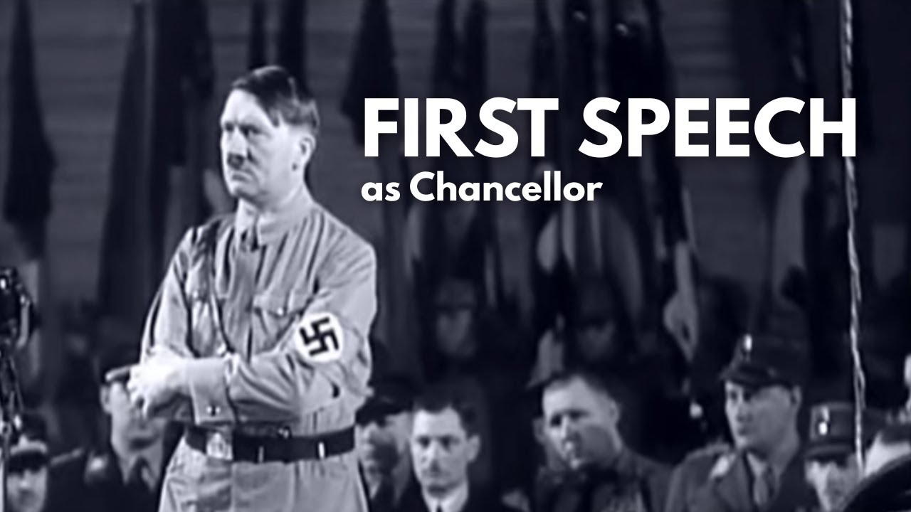 Adolf Hitler's FULL First Speech as Chancellor: Berlin Sportpalast, Feb 10, 1933 (English Subtitles)