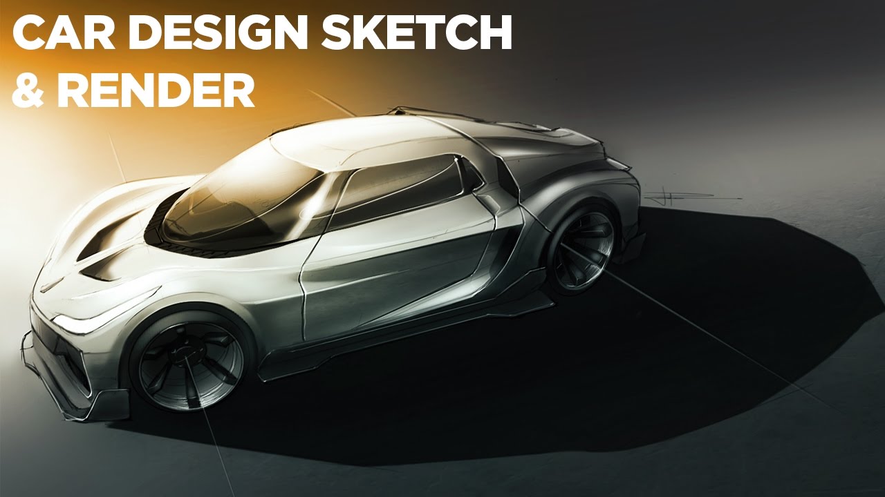 Car Rendering Tutorial in Sketchbook Pro
