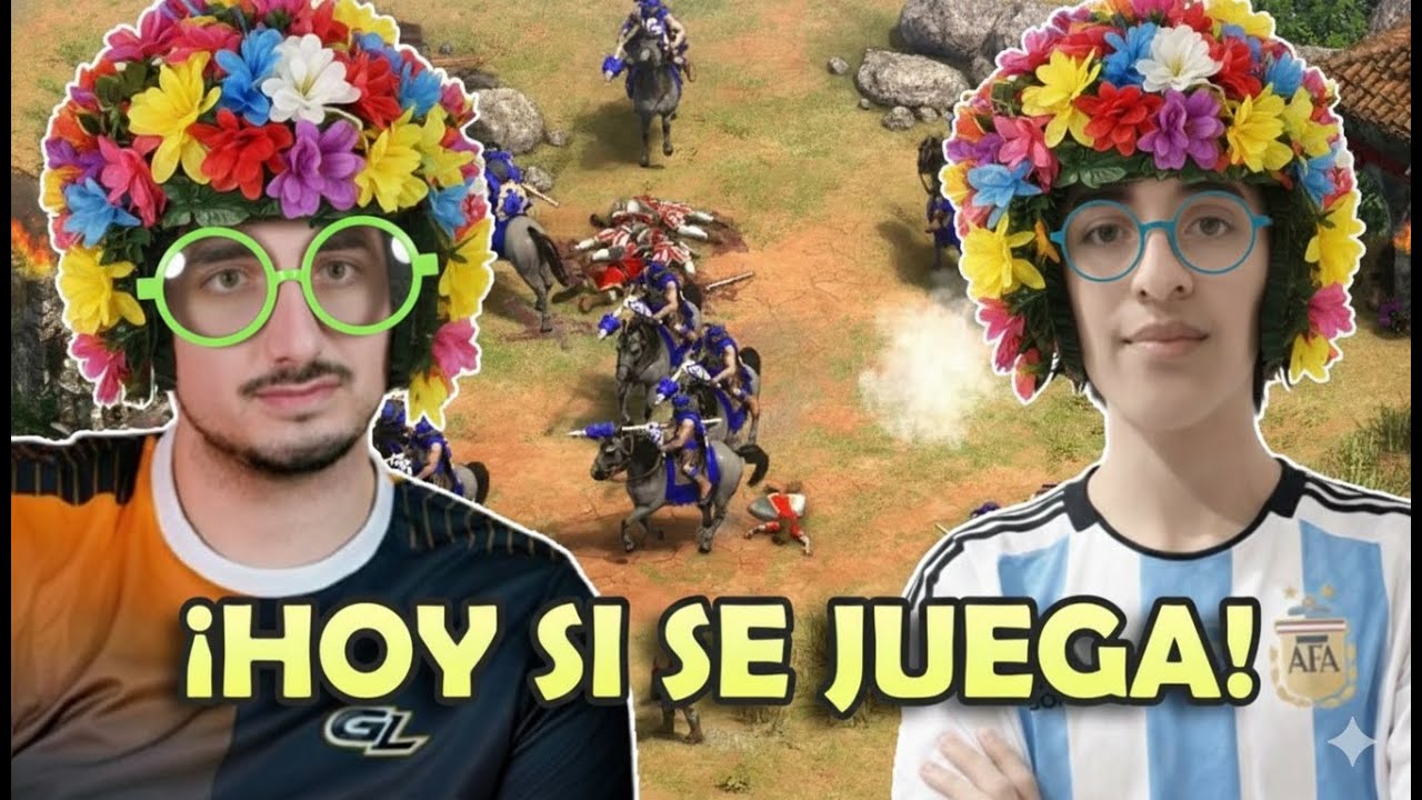 ¡¡HERA y LUCHO JUEGAN el PARTIDO POSTERGADO, SE LOS JURO!!    #ageofempires