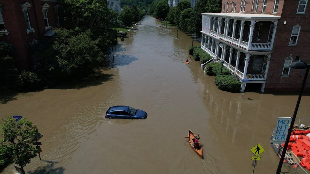 Flooding threatens Vermont's capital as crews rescue more than 100 people