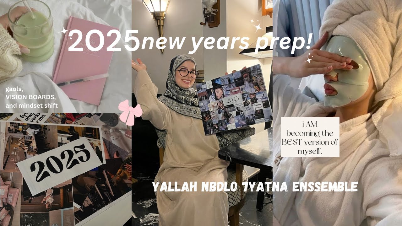 That girl Yearly Glow-Up Ritual: Let’s Make 2025 Our Best Year Yet! 🥇أجيو نقادوا حياتنا بلا عكز 💗💪