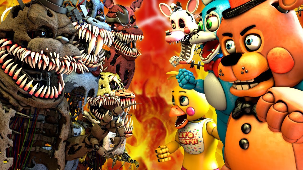 FNaF Corrupted vs Toys