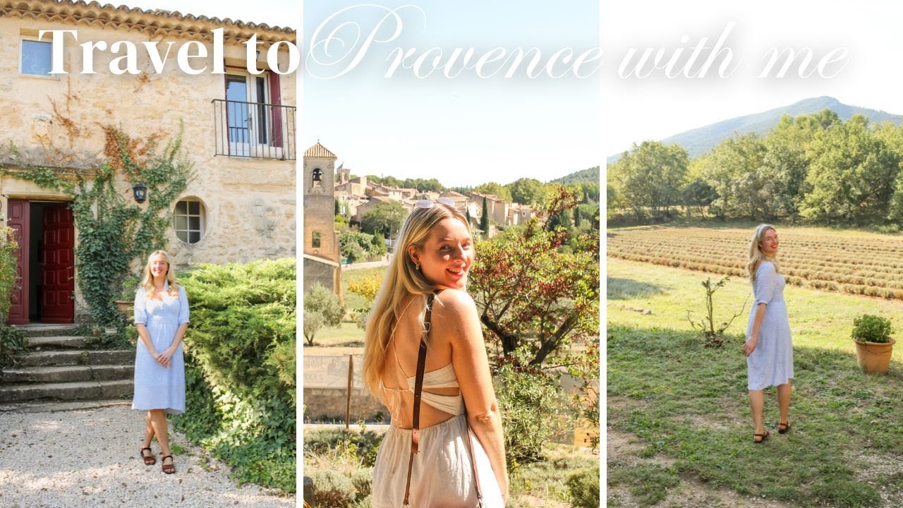 Provence, France Travel Vlog - Lourmarin, an Abby, Stunning lakes, Vineyards, French Food.