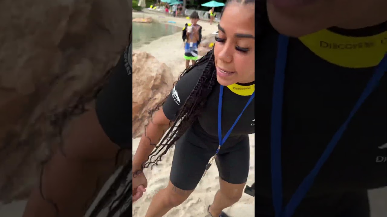 Mom and dad catch son trying to get in the water with sharks 