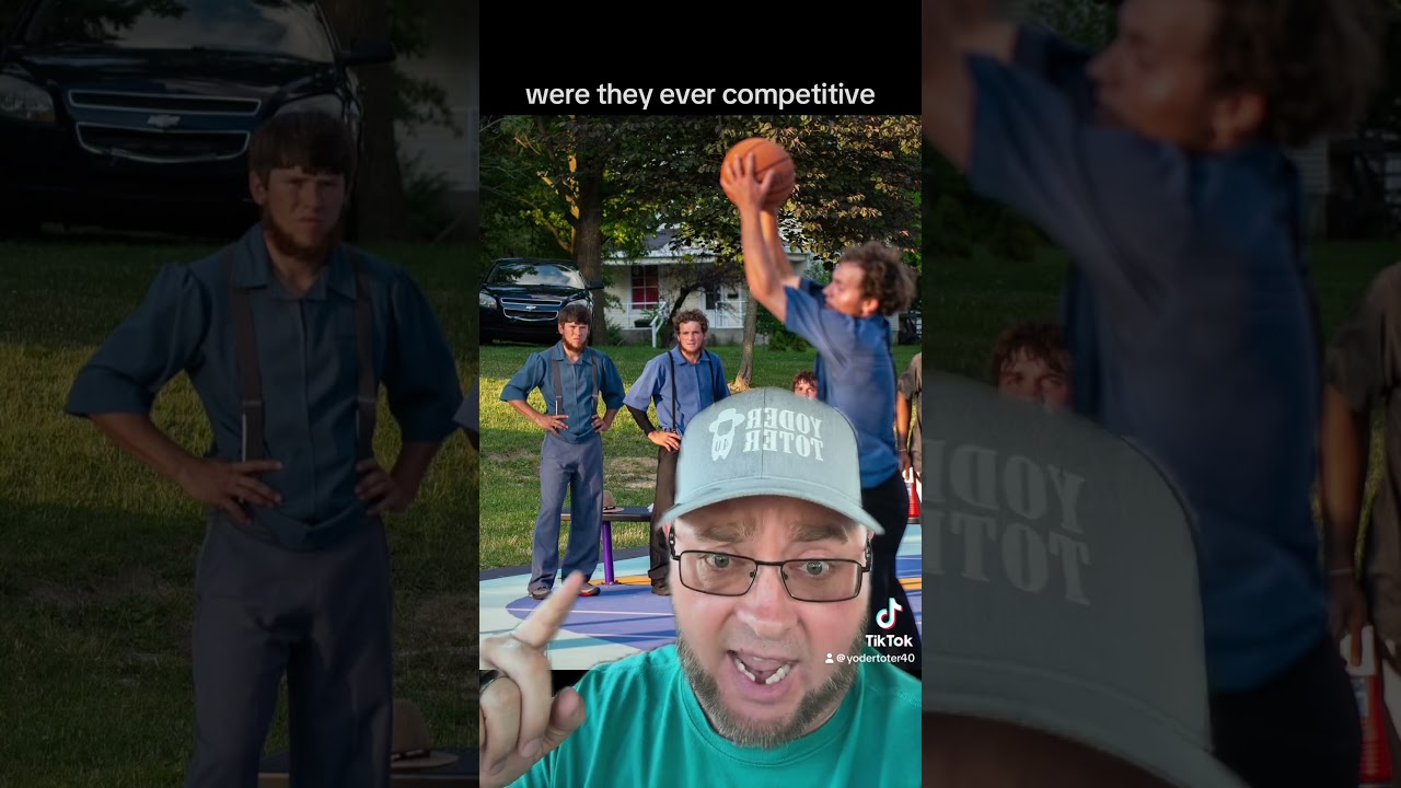 New order Amish decided to play basketball with English people and stunned them 😮￼
