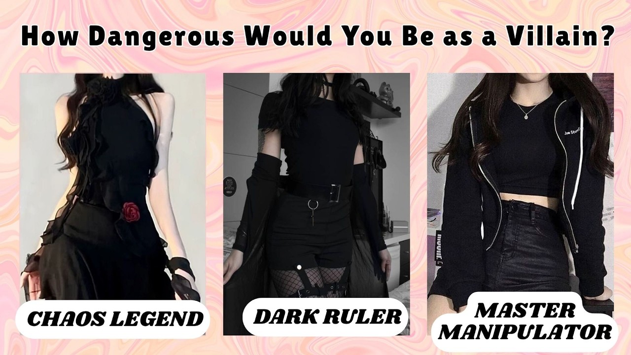 How Dangerous Would You Be as a Villain? | Personality Quiz 🔥😈 | @blissquizzone