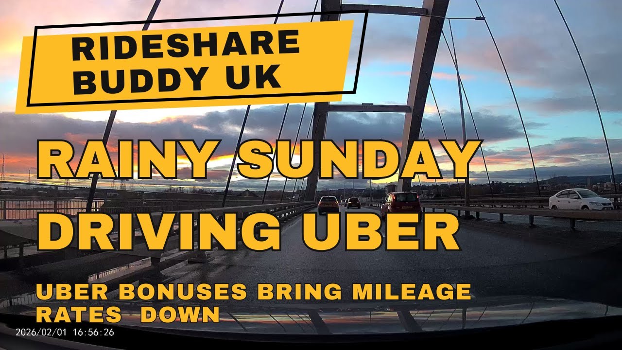 Driving Uber on a Rainy Sunday Shift