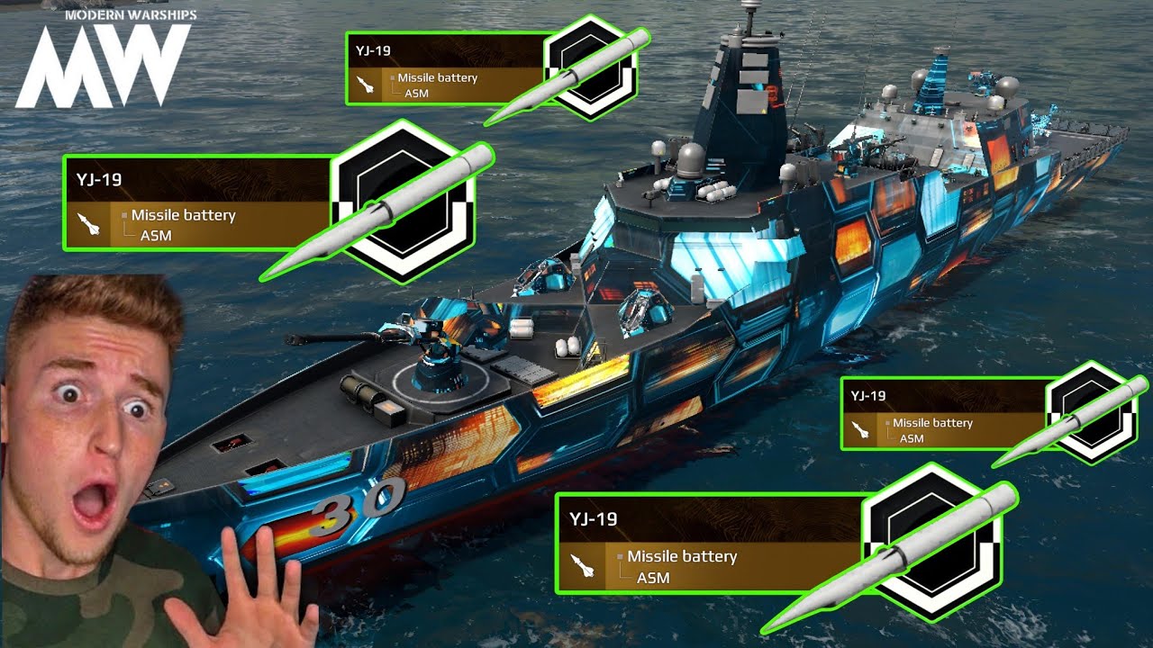 Killing Machine ☠️ Only Event Exclusive Ship With 4x YJ-19 Missile 🚀 - Modern Warships 