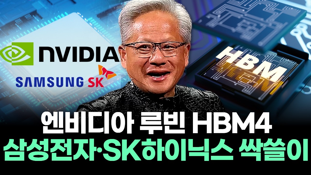 엔비디아 루빈 HBM4 “삼성전자·SK하이닉스 싹쓸이”