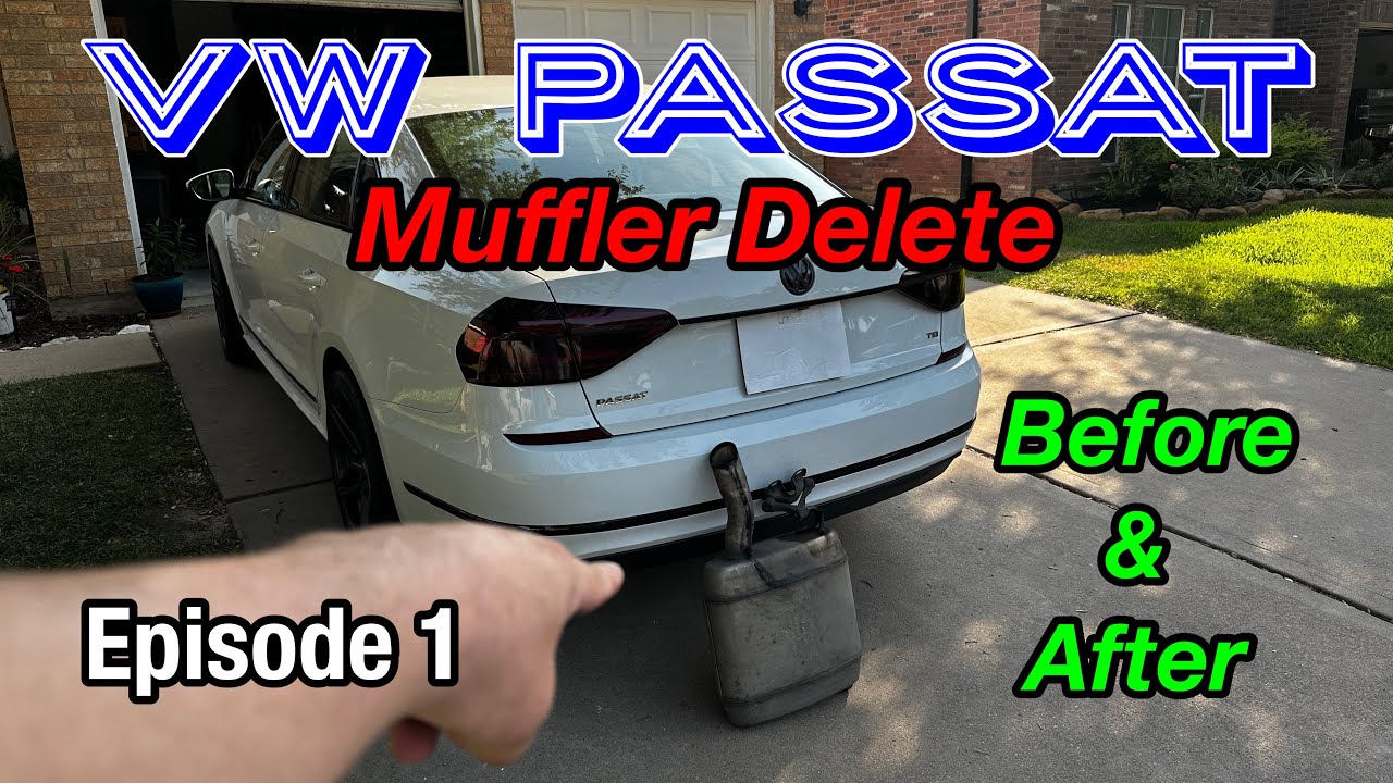VW PASSAT 1.8 TSI Muffler Delete - Sound Results