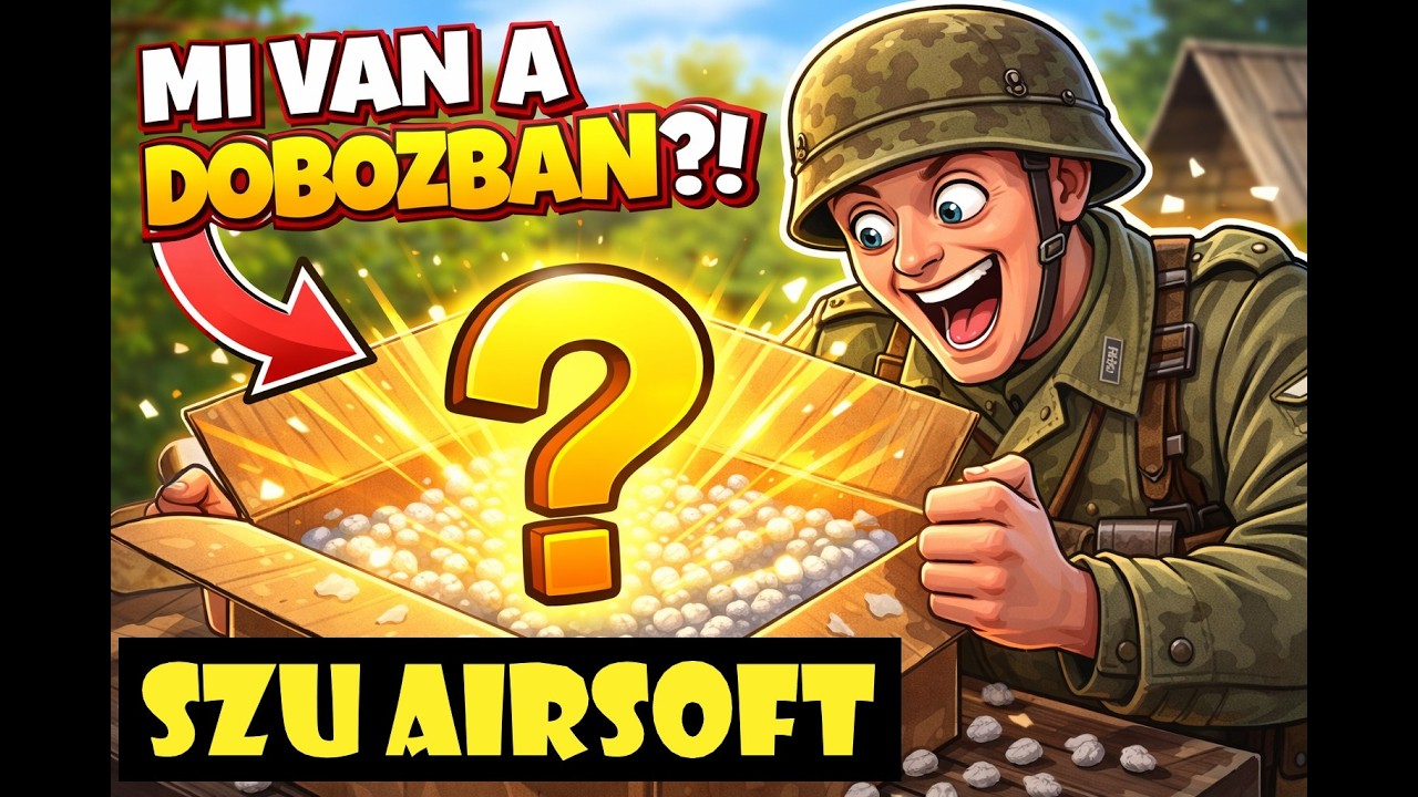600$-os csomag unboxing! Nem találod ki mi van benne! #airsoft #unboxing #ww2 #unboxingvideo