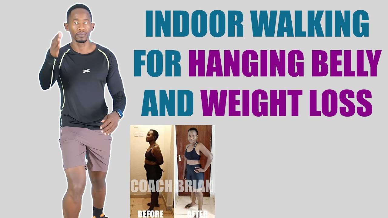 30-Min Indoor Walking Workout for Hanging Belly and Weight Loss