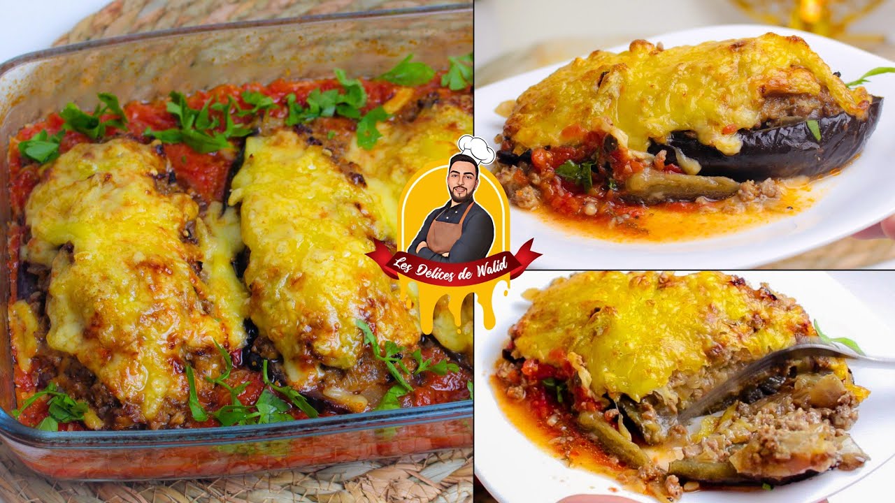 من كثرة البنة كملوه كامل 😯 غراتان الباذنجان بطريقة جد رائعة و سهلة و سريعة 😍 Gratin d'aubergine