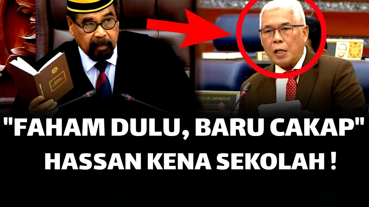 SPEAKER AJAR YB PASIR GUDANG UNDANG2 ! 