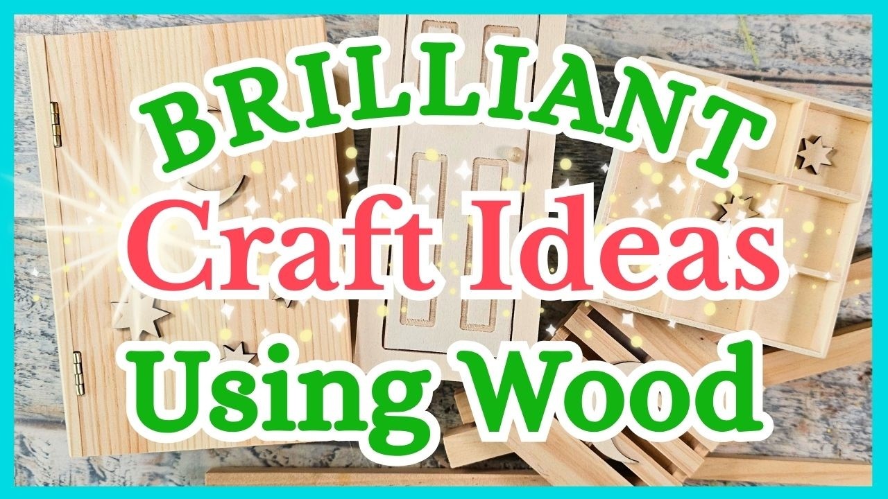 I Made UNIQUE Craft Ideas Using Wood, Here's How!!