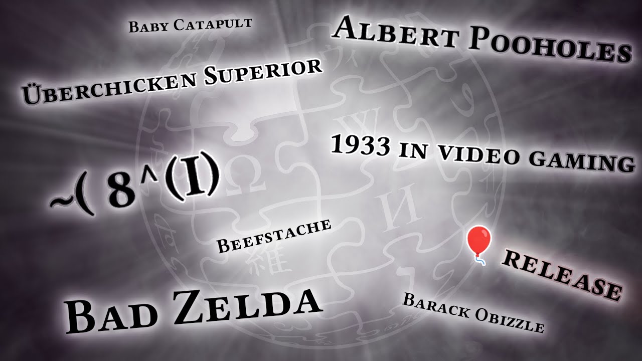 Wikipedia's Deleted Articles With Freaky Titles