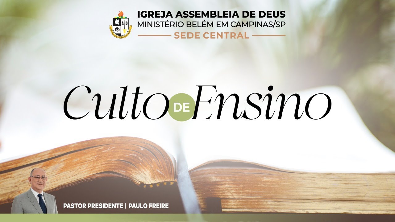 CULTO DE ENSINO | SEXTA | 19/12/2025
