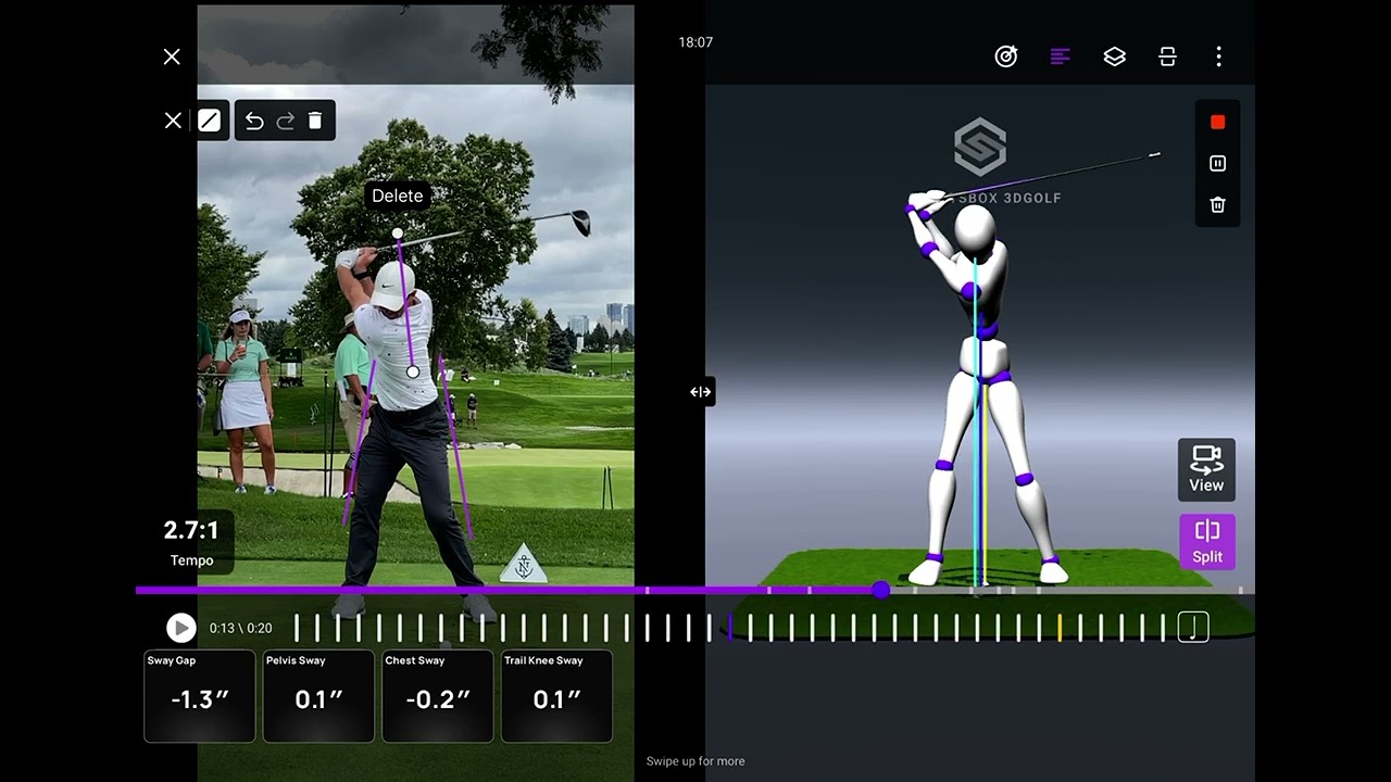 ⁠Rory McIlroy Driver FO @sportsboxai  @Foresight_Sports_  @GolfGem  watch #golf #golftips