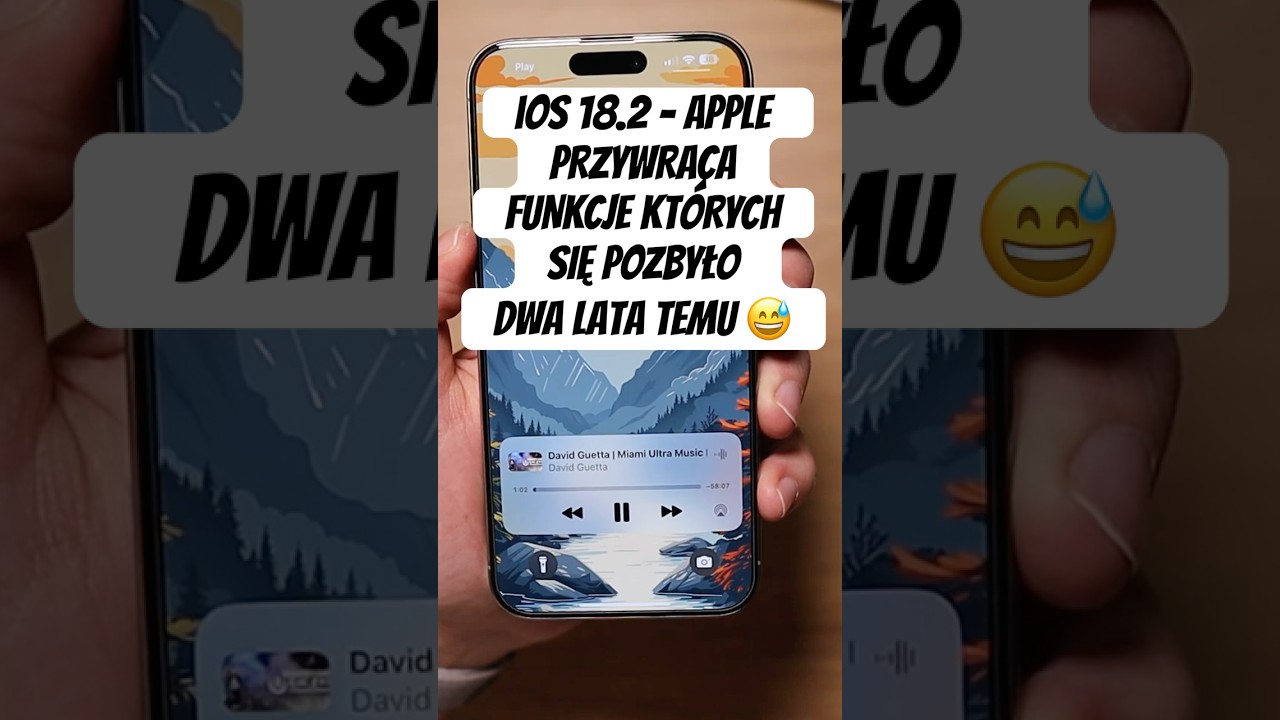 APPLE PRZYWRACA FUNKCJE KT&Oacute;RYCH SIĘ POZBYŁO 😅 #iphone16 #shorts #ios18.1 #appleinteligence #ios18.2