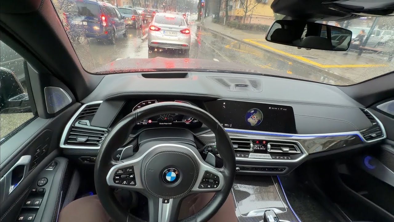ASMR Rainy City Driving | BMW X5 30d🌧️