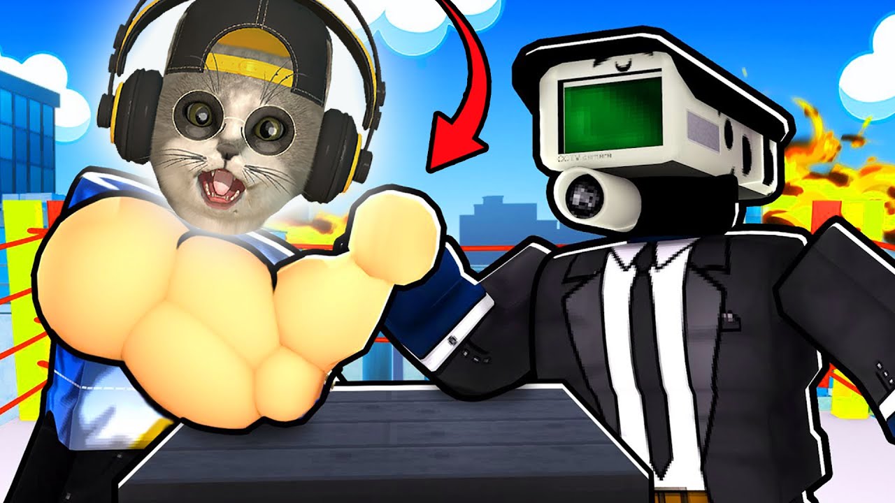 POSTAO SAM NAJJAČI U OBARANJU RUKE U SKIBIDI TOILETU! Epizoda #1