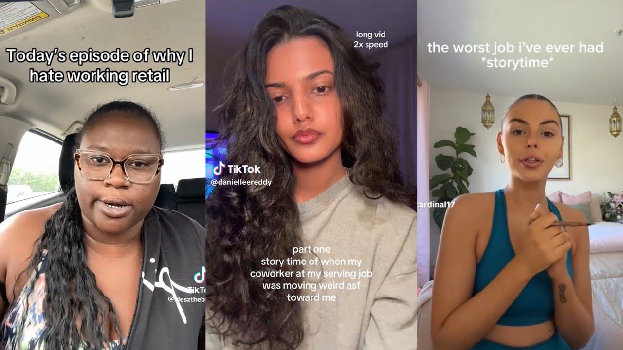 БЕЗУМНЫЕ истории об ужасной работе | 1-часовая подборка #tiktok #сборник историй #сторитайм