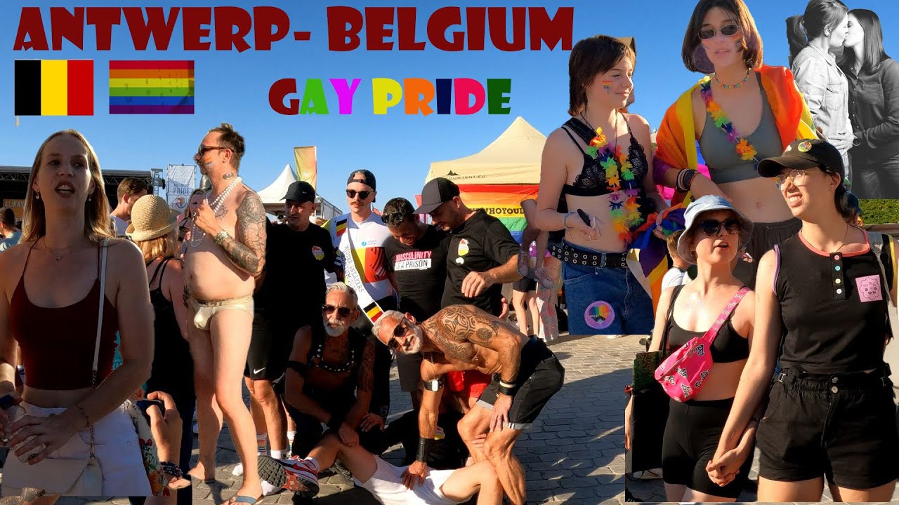 Belgium, Antwerp the best place to celebrate Gay pride. 5.3K[60fps]