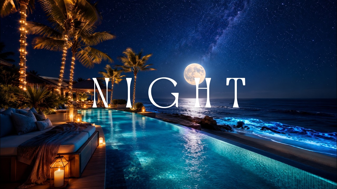 Chillout Lounge Music 🍸 Deep House Beach Club под Полной Луной &mdash; для Напитков и Отдыха