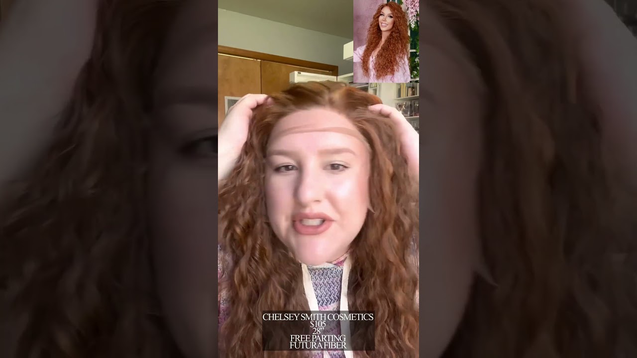 BEST WIG EVER? #wig #wigs #wigreview #chelseysmithcosmetics #wighaul #hairloss #wiginstall #redhair