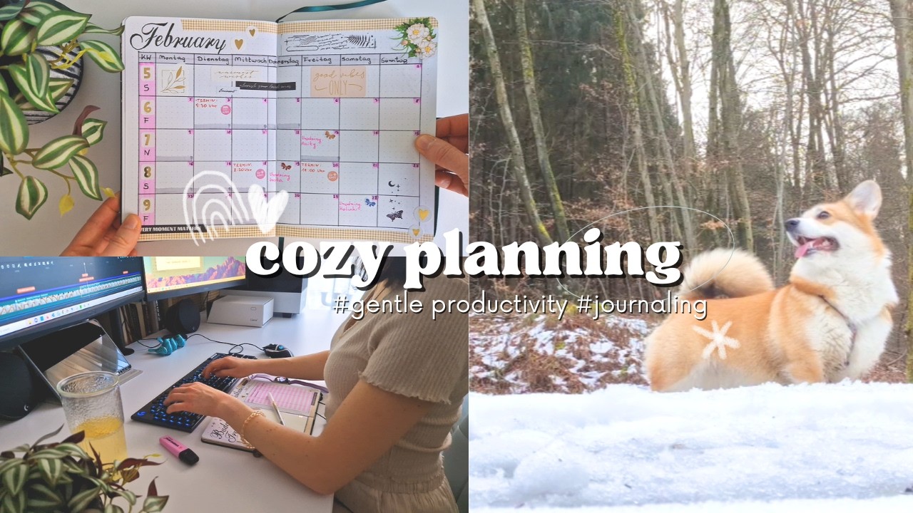 A Calm Day Using My Bullet Journal ☕🌿 | Silent Vlog & Cozy Routine