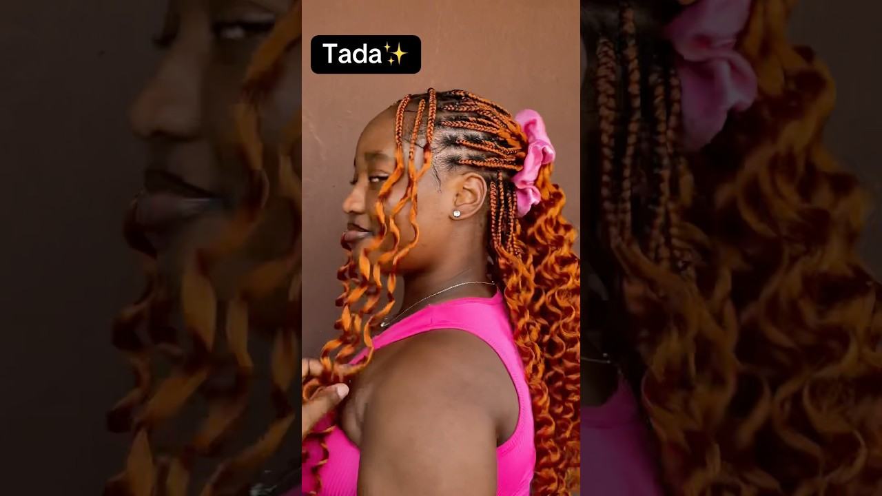 Mermaid braids😍 Ginger 🧡🧡#hair style #mermaidbraid #braids #hair