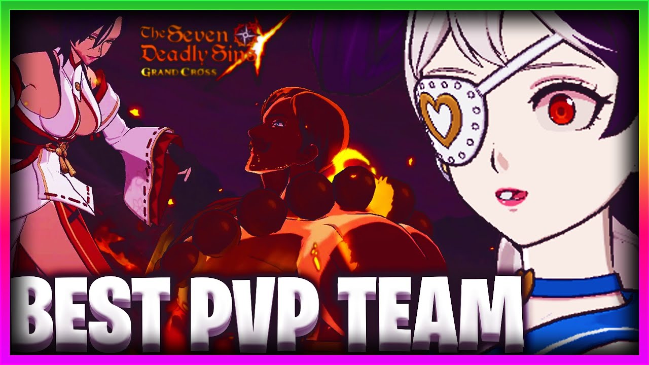 THE BEST PVP TEAM WITH ESCANOR MERLIN UR (it's so stupid lol)?! - 7DS: Grand Cross