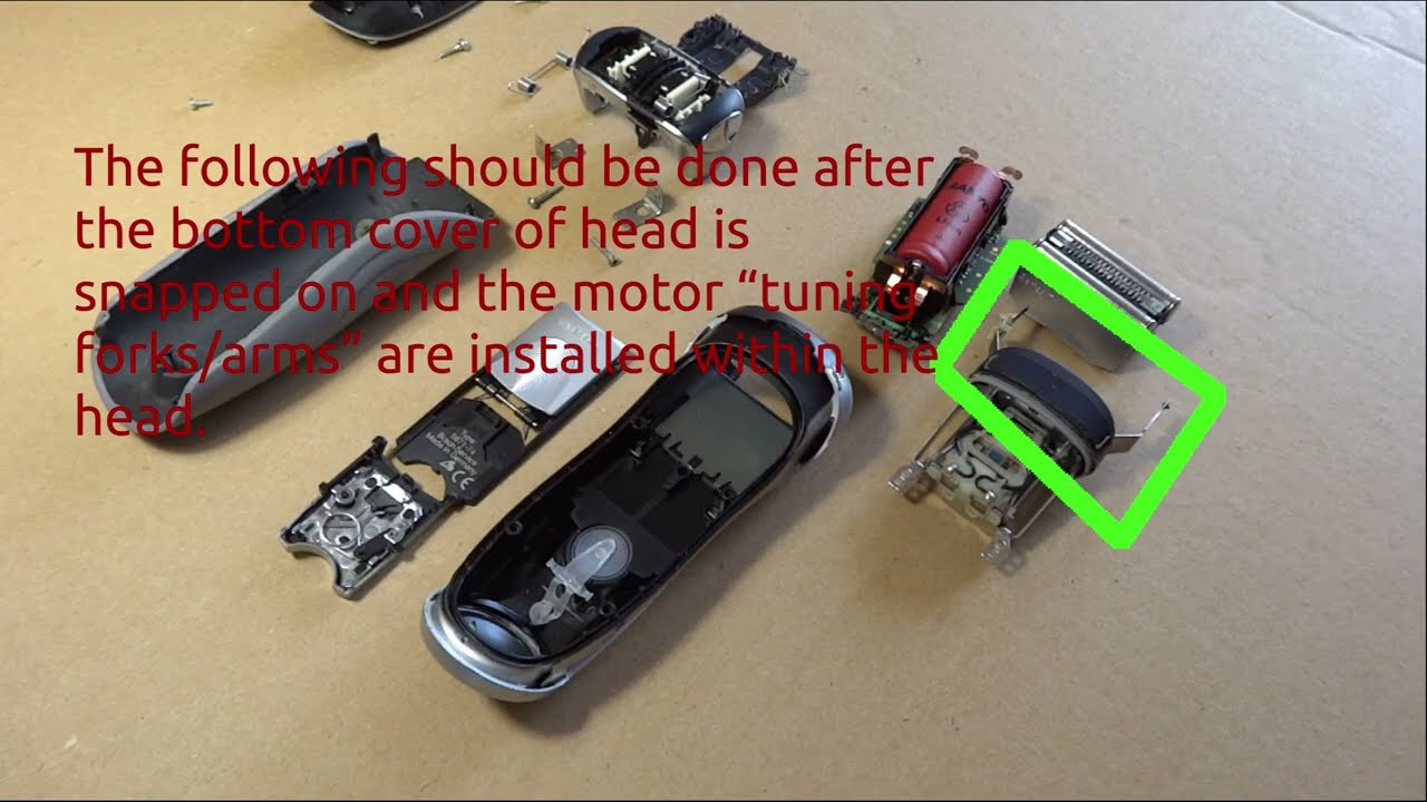 How to reassemble a braun series 7 head 5671-74