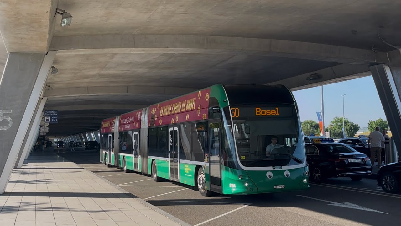 [Bâle] Ligne 50 direction Bahnhof SBB - Trajet Complet en Hess LighTram 25 OPP