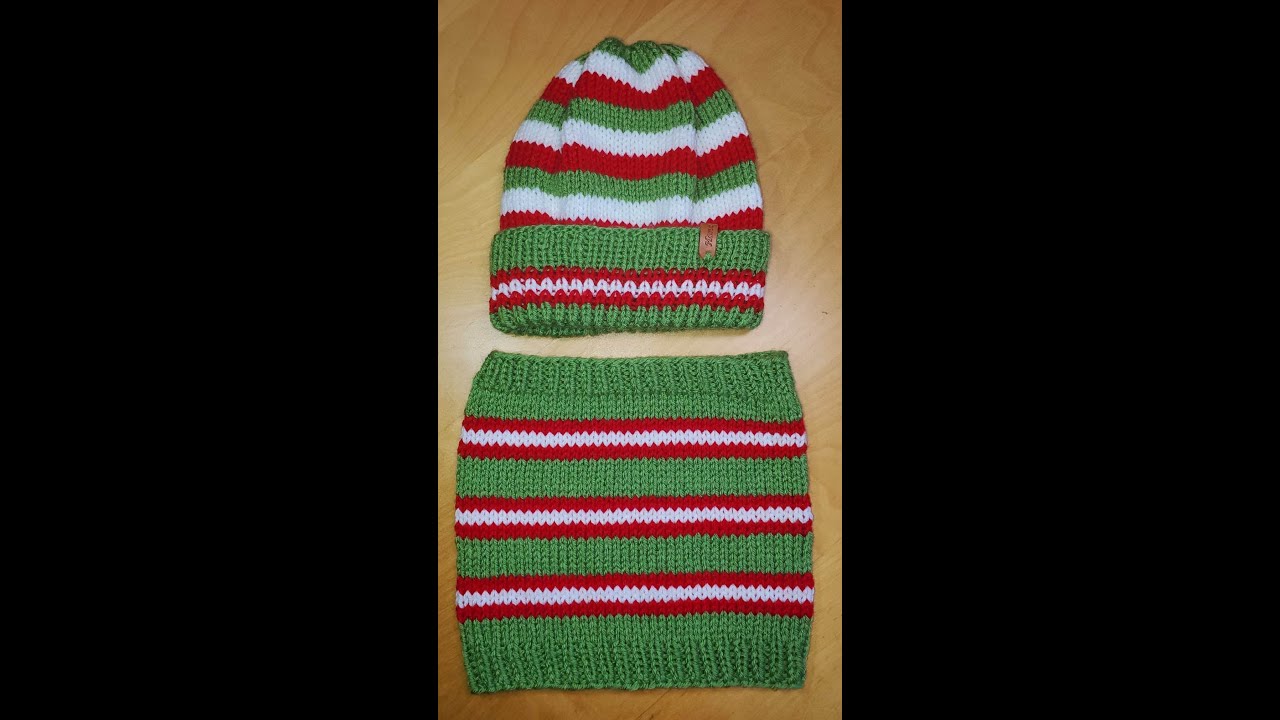 Как связать повязку на шею🧶Вяжем круглый шарф☃️Как связать детские шарфы