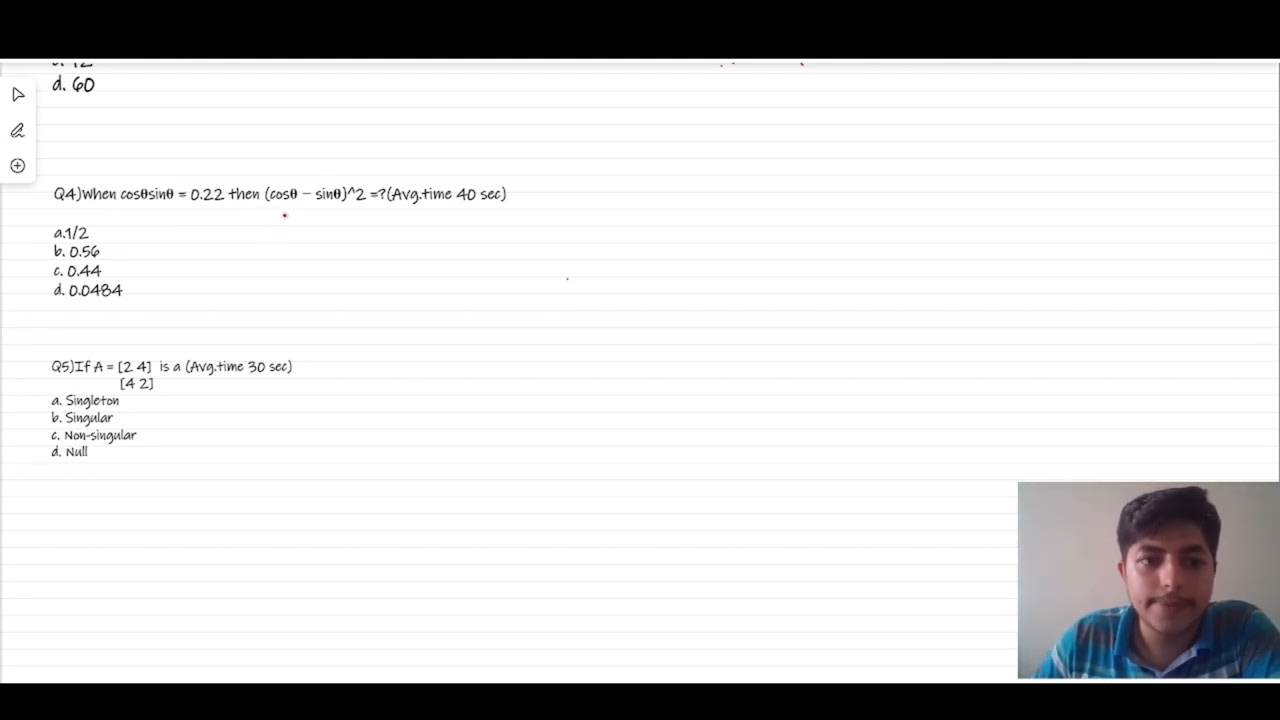 Fast Entry Test Advanced Math Portion: Must-Know MCQs for Exam Success | Part 01