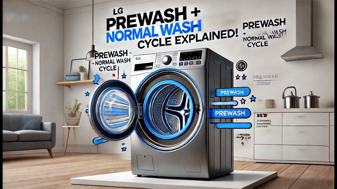 [LG Top Load Washer] How to Use Prewash + Normal Wash Cycle!