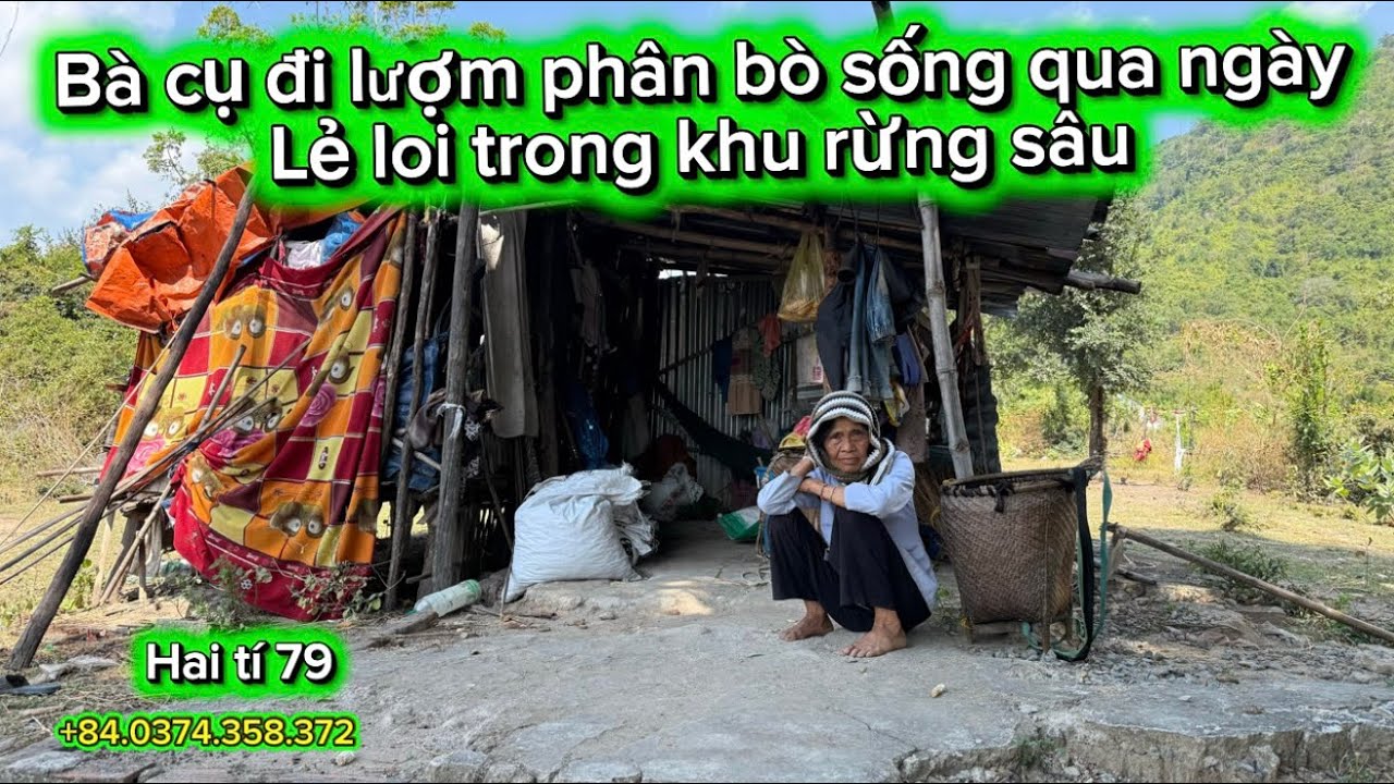  Hai tí tình cờ gặp bà cụ lượm phân bò sống qua ngày. Tập 9