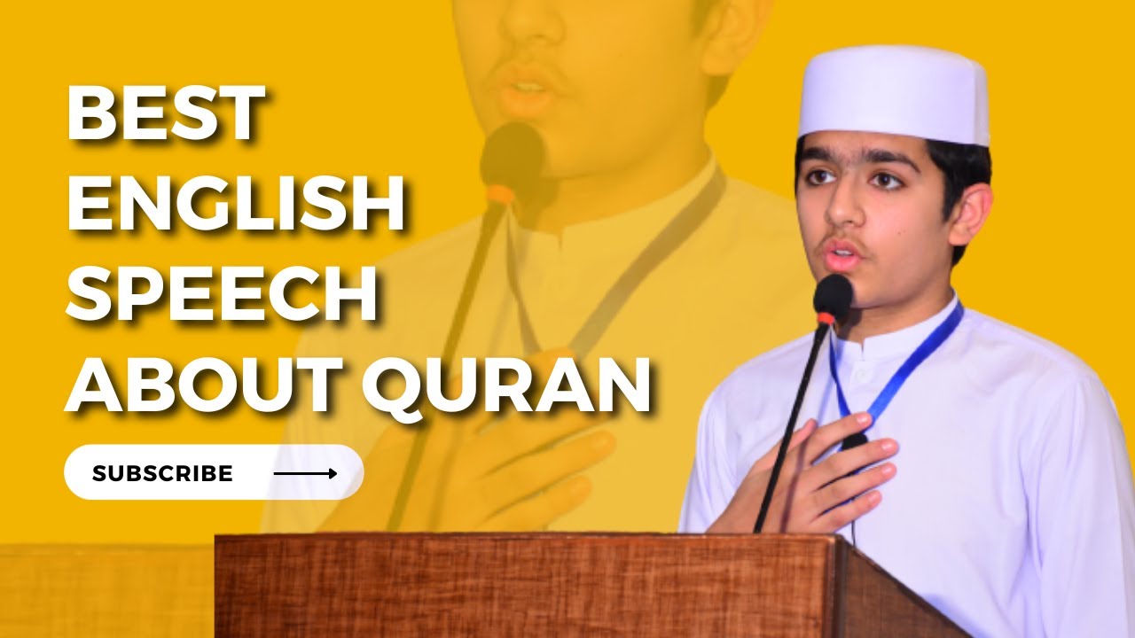 A Beautifull English Speech About Quran | Introduction of Quran in English | Hafiz Usseram Shafique