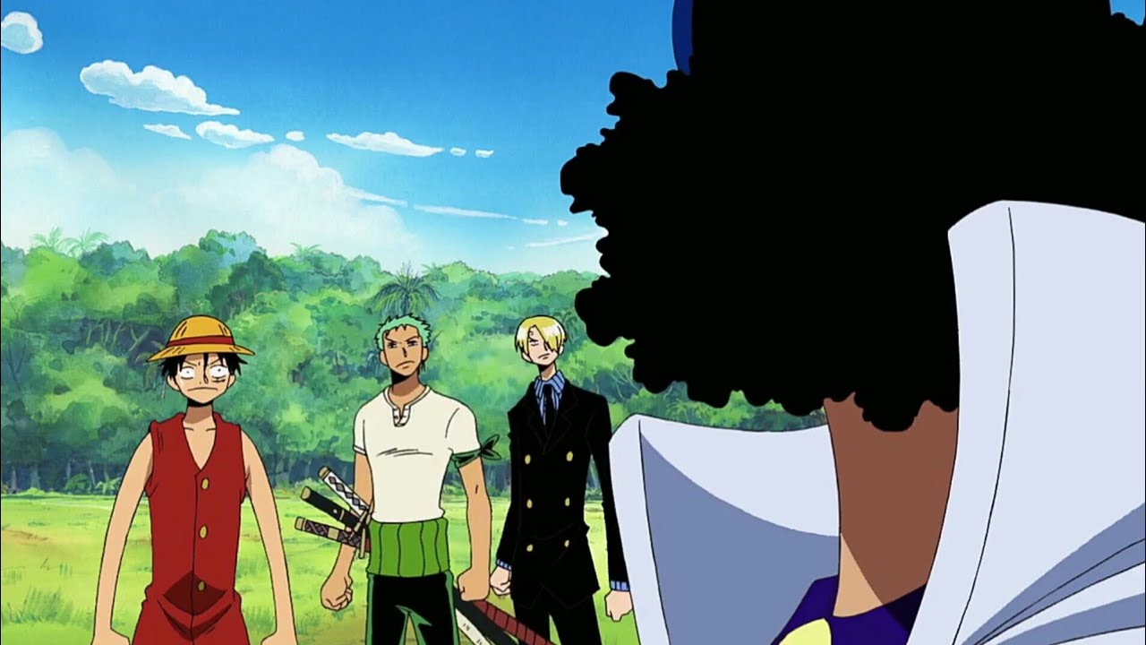 Luffy and straw hat crew see aokiji for the first time (English Sub)