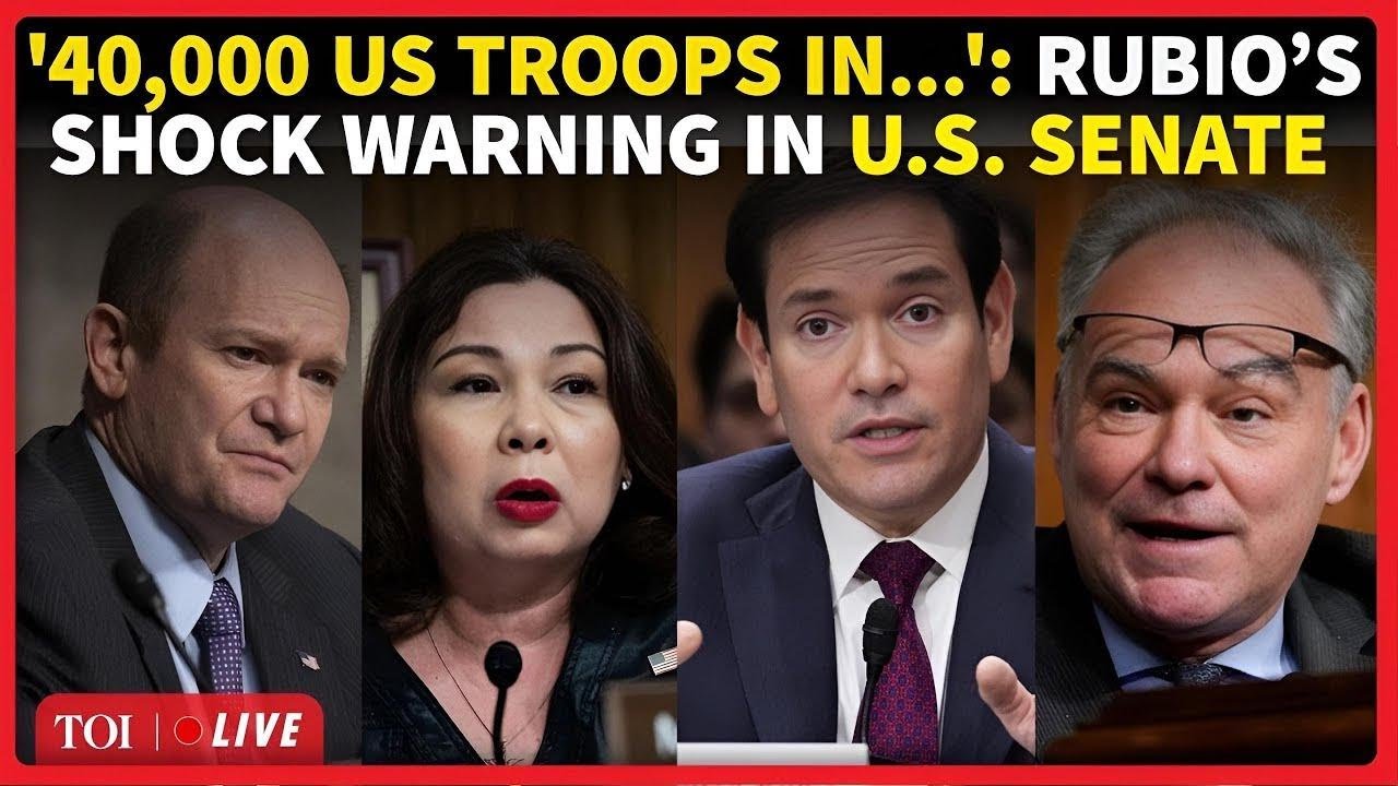 Iran's Drones & Ballistic Missiles Can Finish 40,000 US Troops: Rubio Drops Bombshell In US Senate