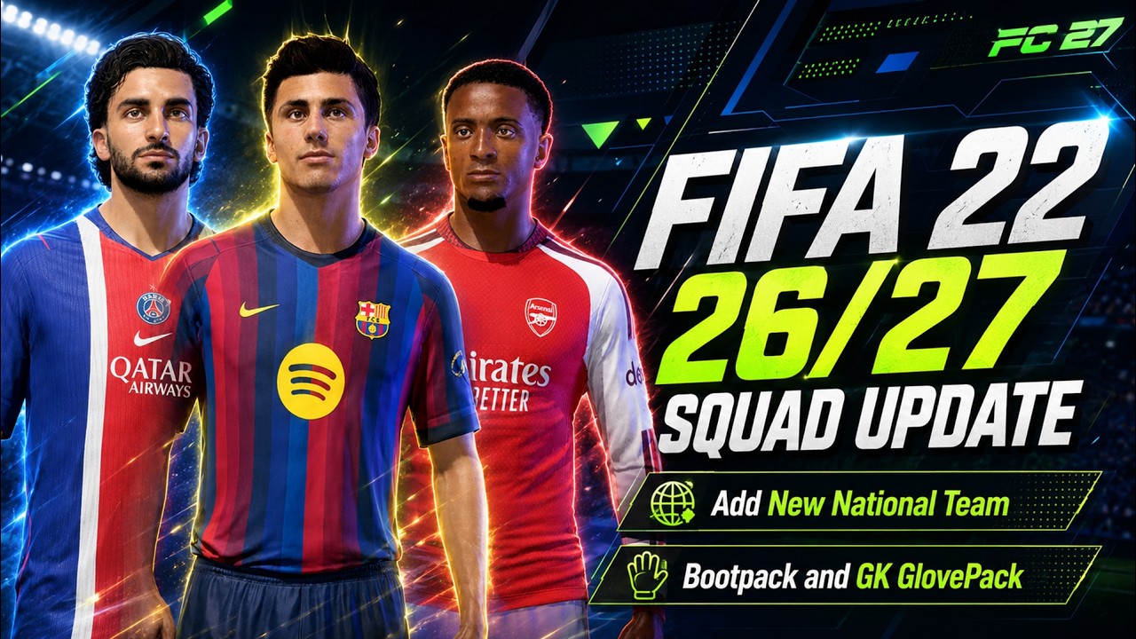 Обновление составов 26/27 для FIFA 22 (Новые трансферы &mdash; Рейтинги FC27 &mdash; Новые сборные) | Составы...