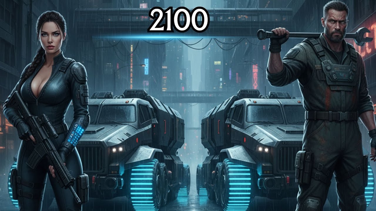 2100 | A Dystopian AI Sci-Fi Short Film — The Autonomous Convoy #dystopian #scifishortfilm