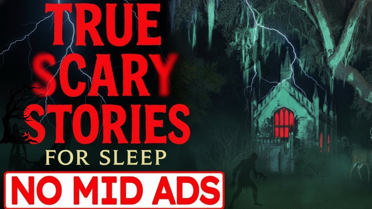 NO ADS 🛑 2 HOURS of TRUE Scary Stories for Sleep | Gentle Rain Sounds | Black Screen | Vol 32
