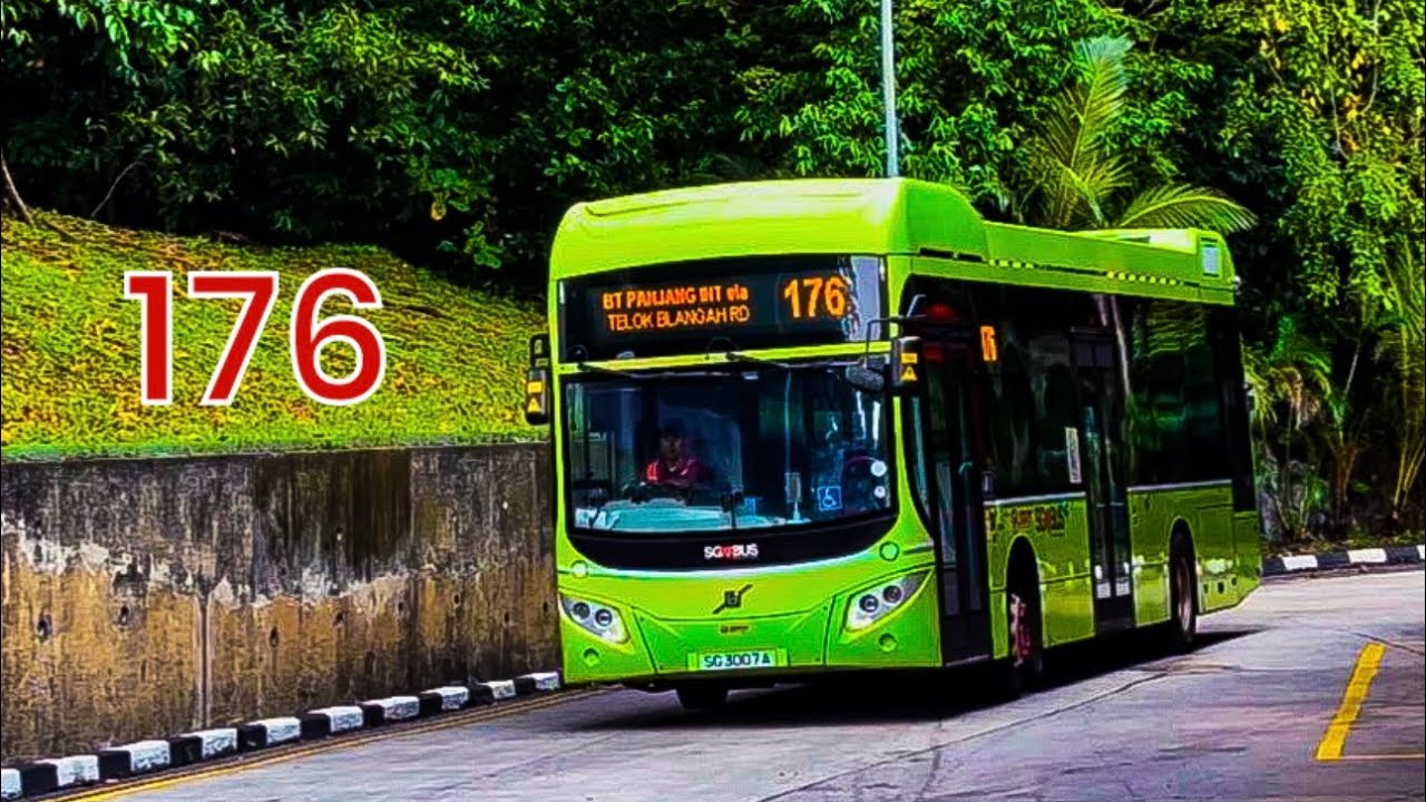 [SMRT] Hybrid Power! SG3007A on 176 - Volvo B5LH MCV Evora 