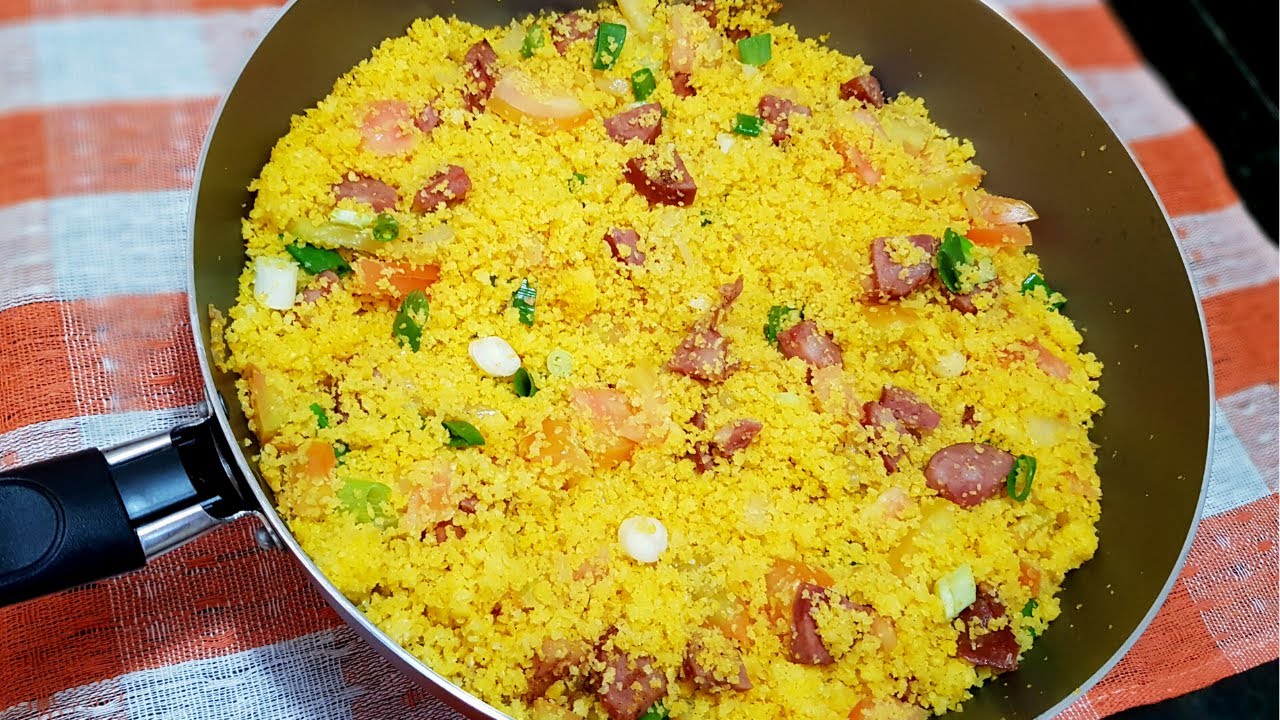 COMO FAZER CUSCUZ TEMPERADO SIMPLES / Receitas fáceis e rápidas