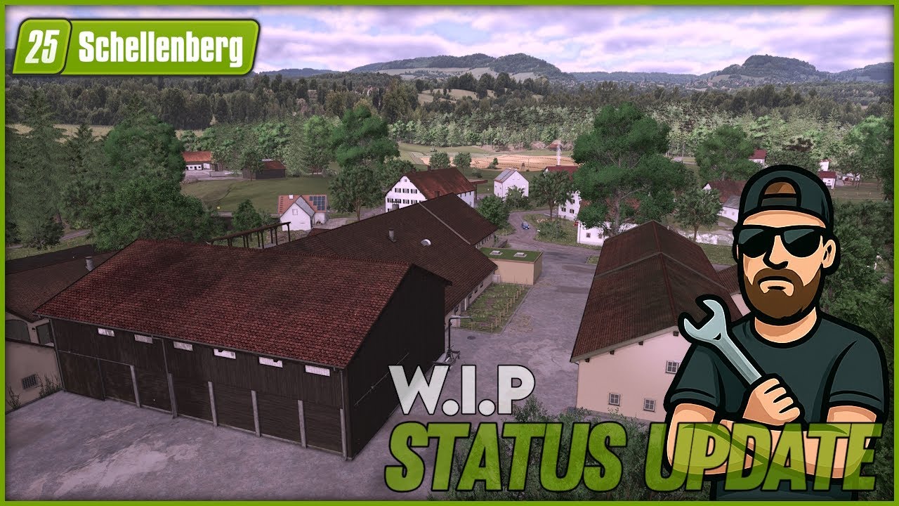 LS25 SCHELLENBERG W.I.P Map-Status - einmal RUNDGANG um die Map