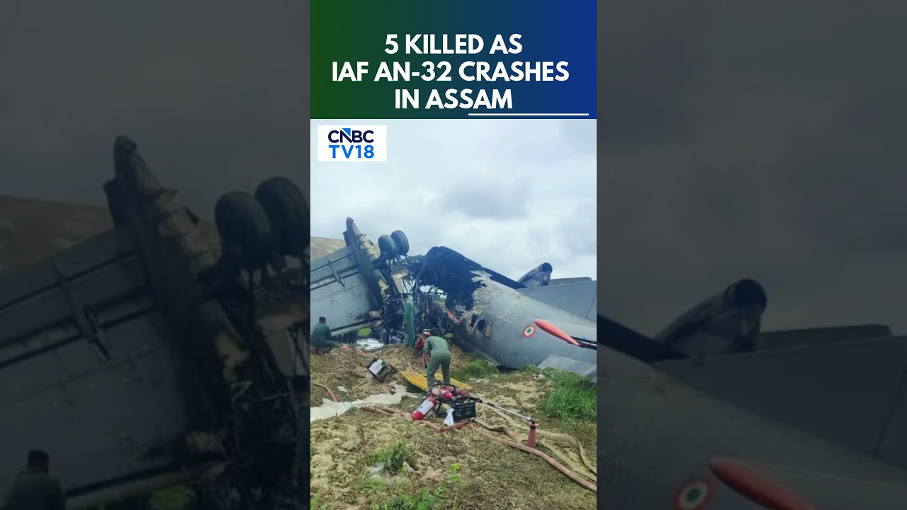 Five IAF Personnel Killed As AN-32 Transport Aircraft Crashes At Assam's Jorhat Air Force Station