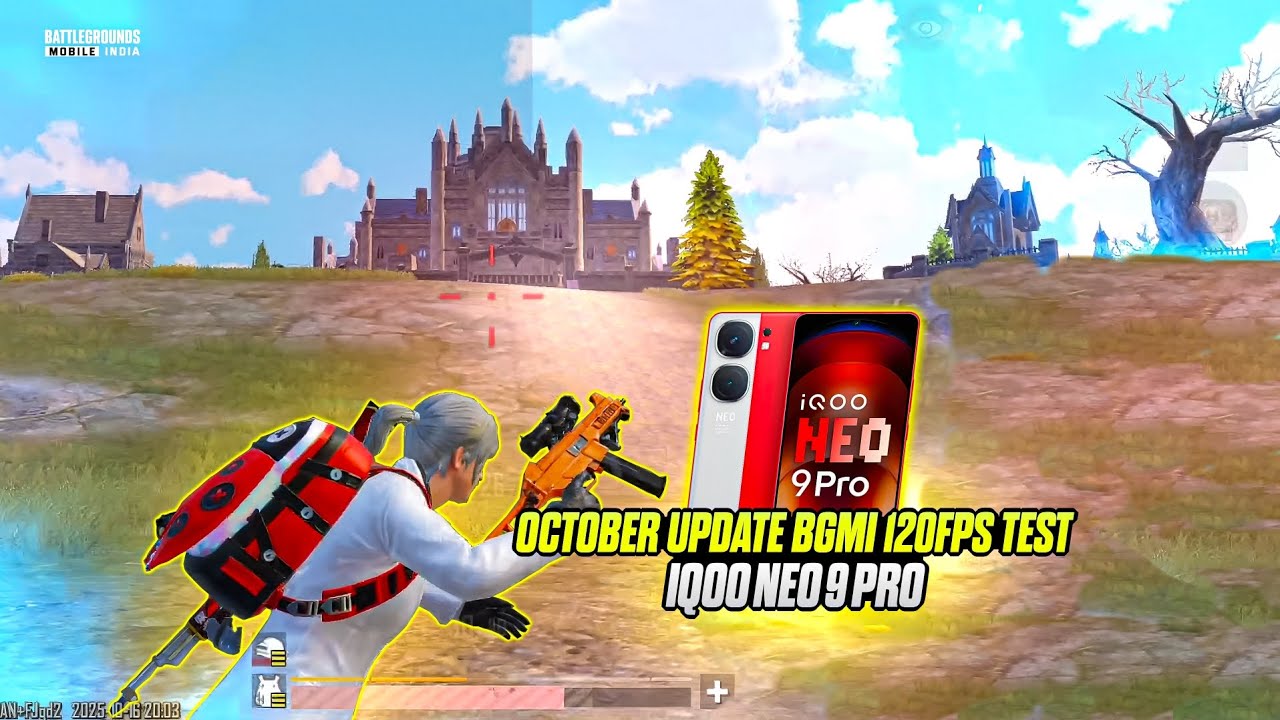 IQOO NEO 9 PRO OCTOBER NEW SOFTWARE UPDATE BGMI 120FPS TEST 🫨🔥 